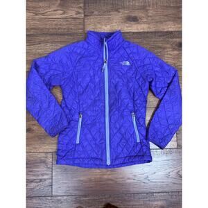 The North Face Thermoball Insulated Puff Full Zip Girl’s L 14/16 Jacket Purple